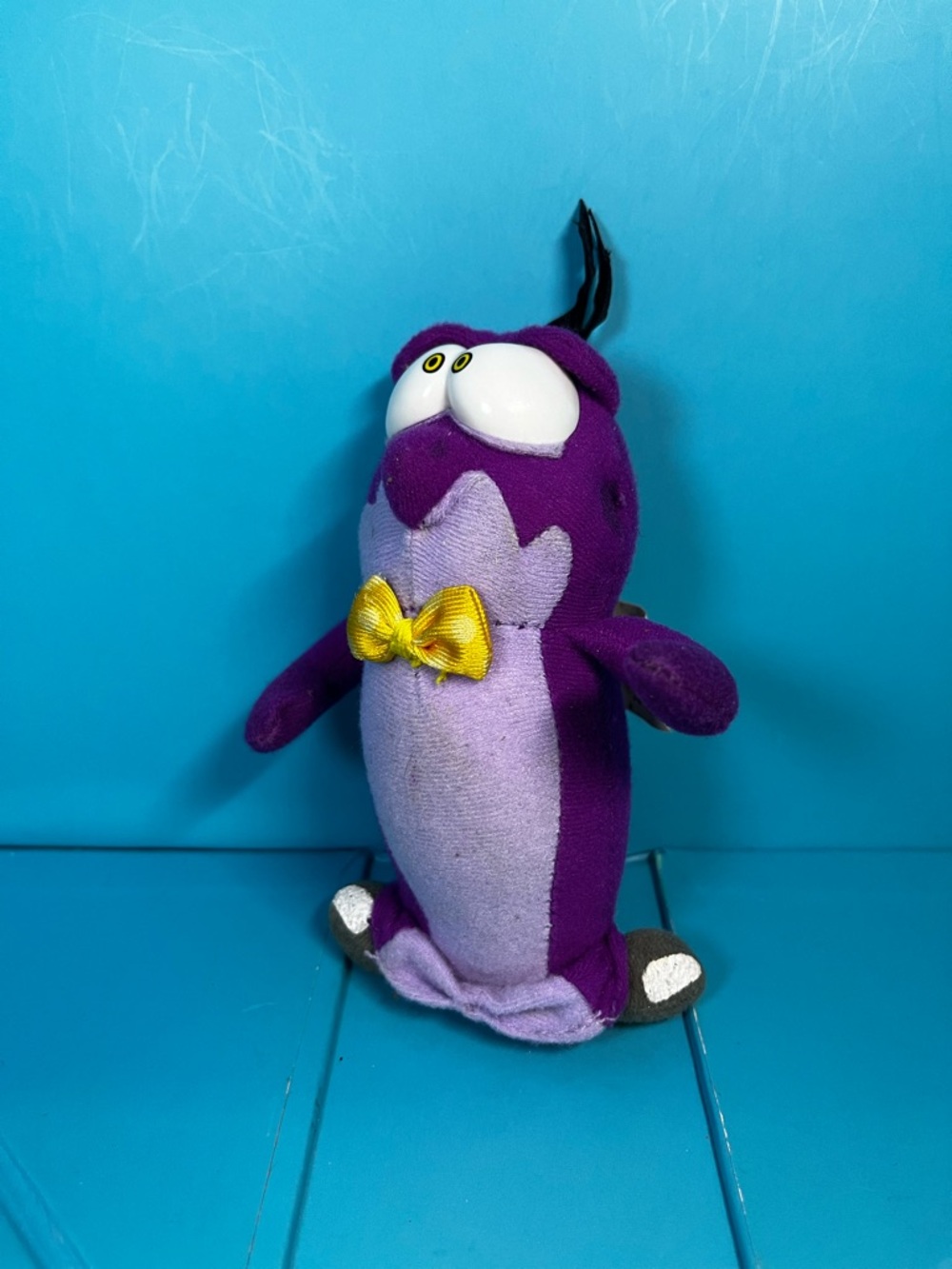 McDonalds - Looney Tunes - Space Jam Purple Nerdlucks Alien 4" Plush - 1996